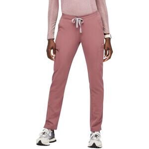 FIGS Yola Scrub Pants Women's Medium Petite MP Mauve Pink PO 1367 Standard Rise
